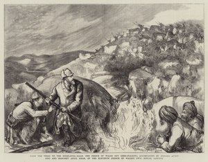 Von den Terai zu den Highlands, HRH der Prinz von Wales auf Hirschjagd, begleitet von Sirdars Anoop Sing und Mahomet Afzul Khan, von den Elften (Prince of Wales